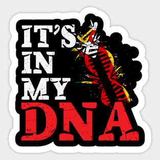 It's in my DNA - Zimbabwe Sticker